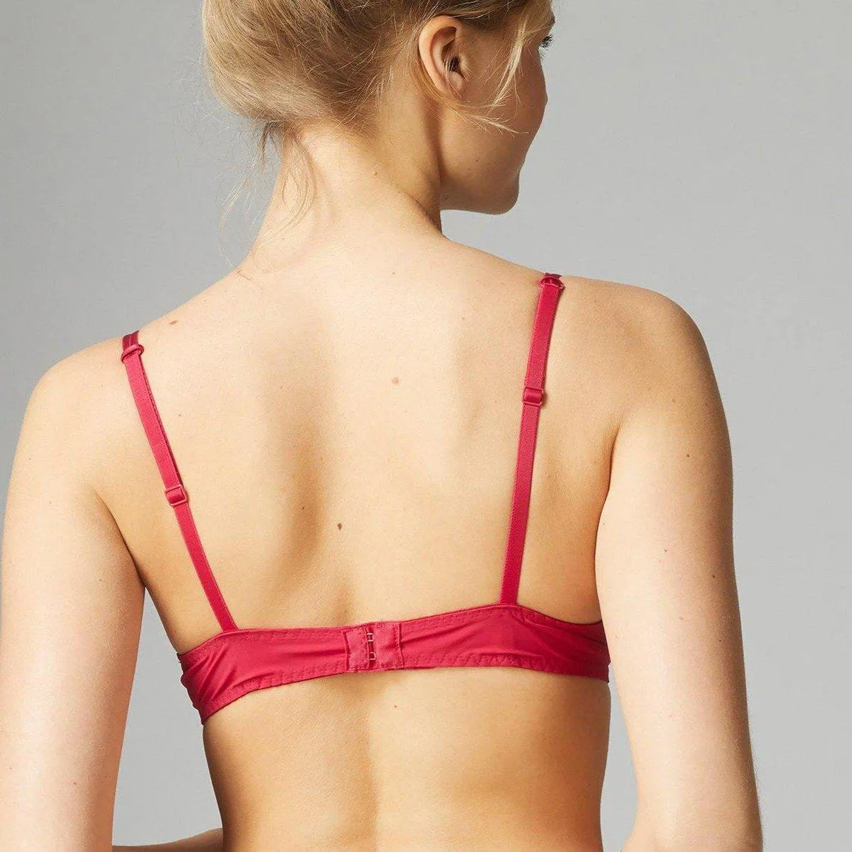 Simone Perele Delice Demi Cup Bra in Cranberry 12X330
