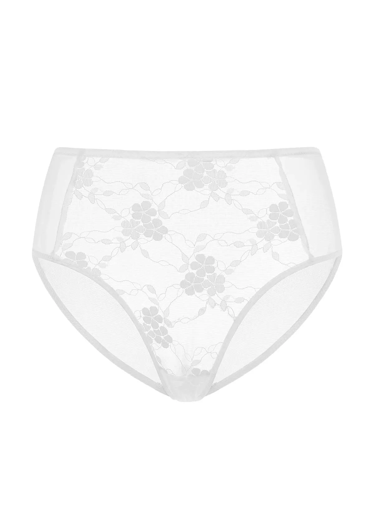 Spring Romance High-Rise Floral Lace Brief Underwear