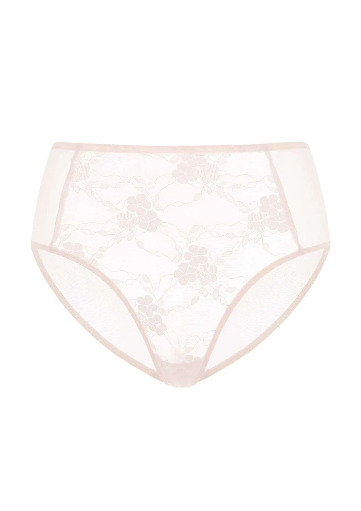 Spring Romance High-Rise Floral Lace Brief Underwear