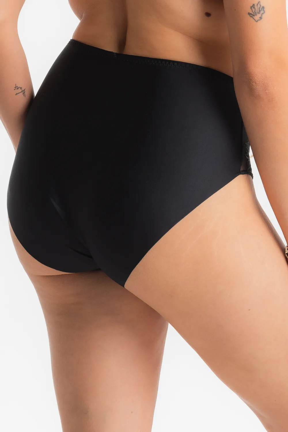 Swan High Waisted Full Brief