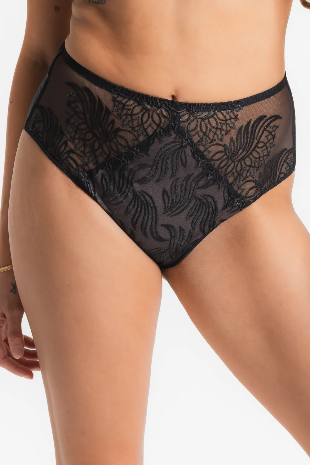 Swan High Waisted Full Brief