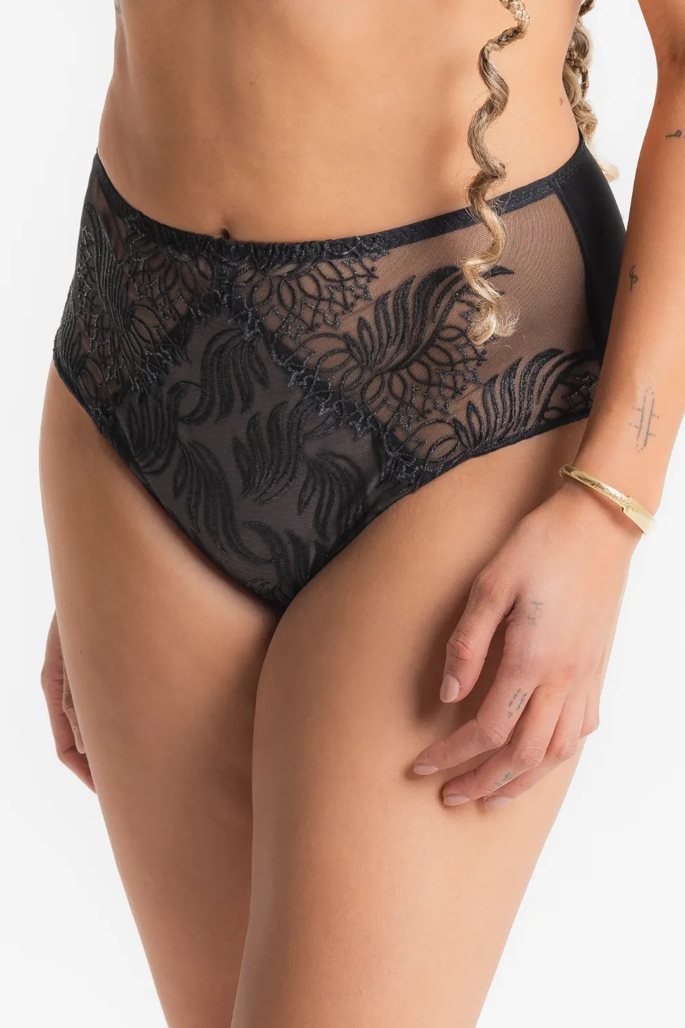 Swan High Waisted Full Brief