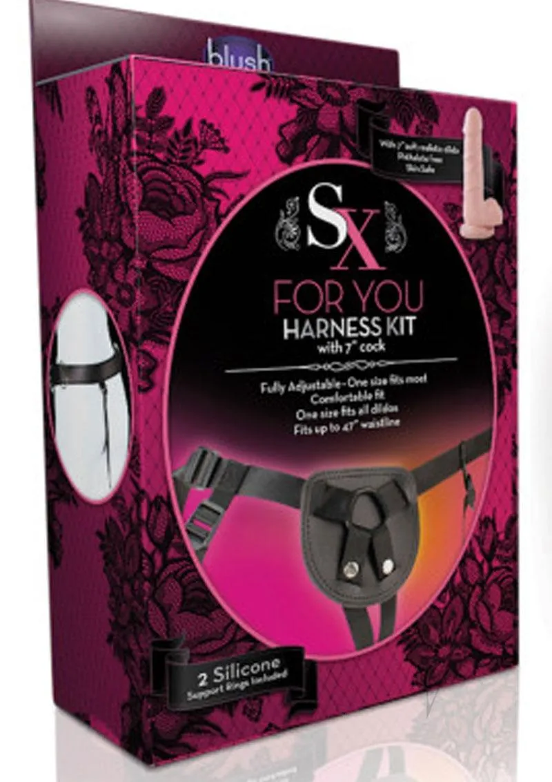 Sx For You Harness Kit W/cock 7 Beige