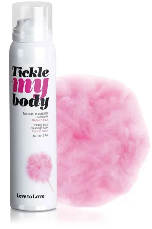 Tickle My Body Massage Foam Cotton Candy 150ml