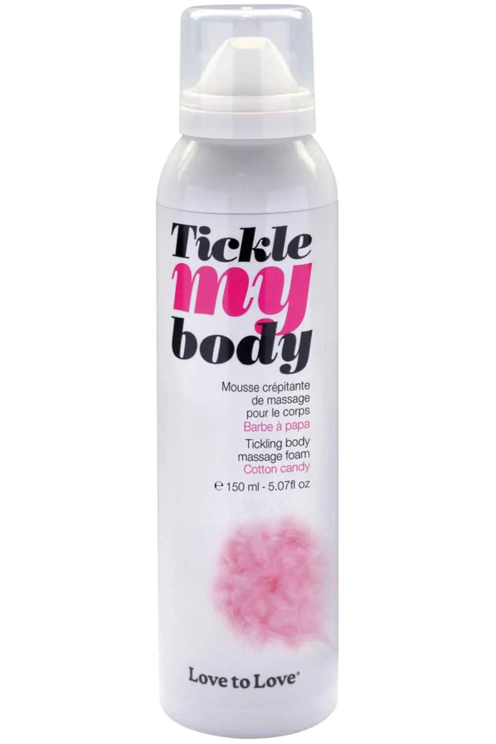 Tickle My Body Massage Foam Cotton Candy 150ml