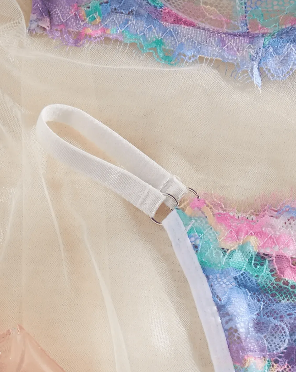 Tye Dye Lingerie Set Multicolor