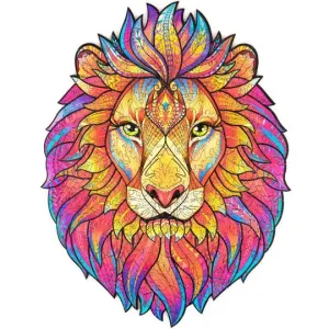 Unidragon Wooden Puzzle: Mysterious Lion