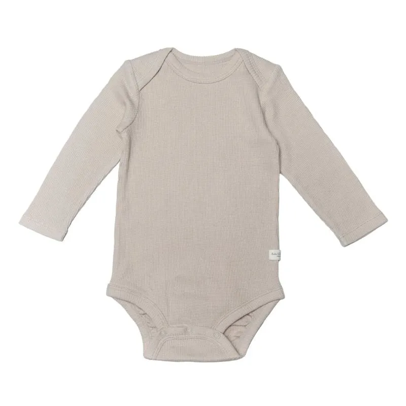 Waffle Long Sleeve Bodysuits