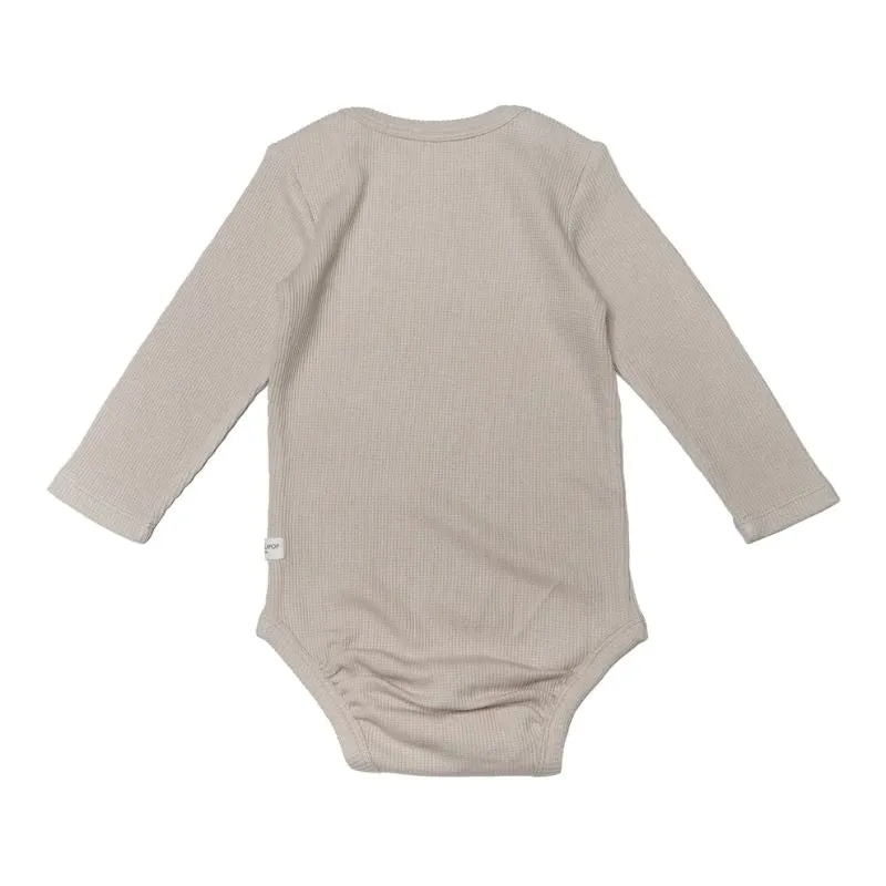 Waffle Long Sleeve Bodysuits