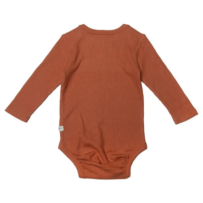 Waffle Long Sleeve Bodysuits