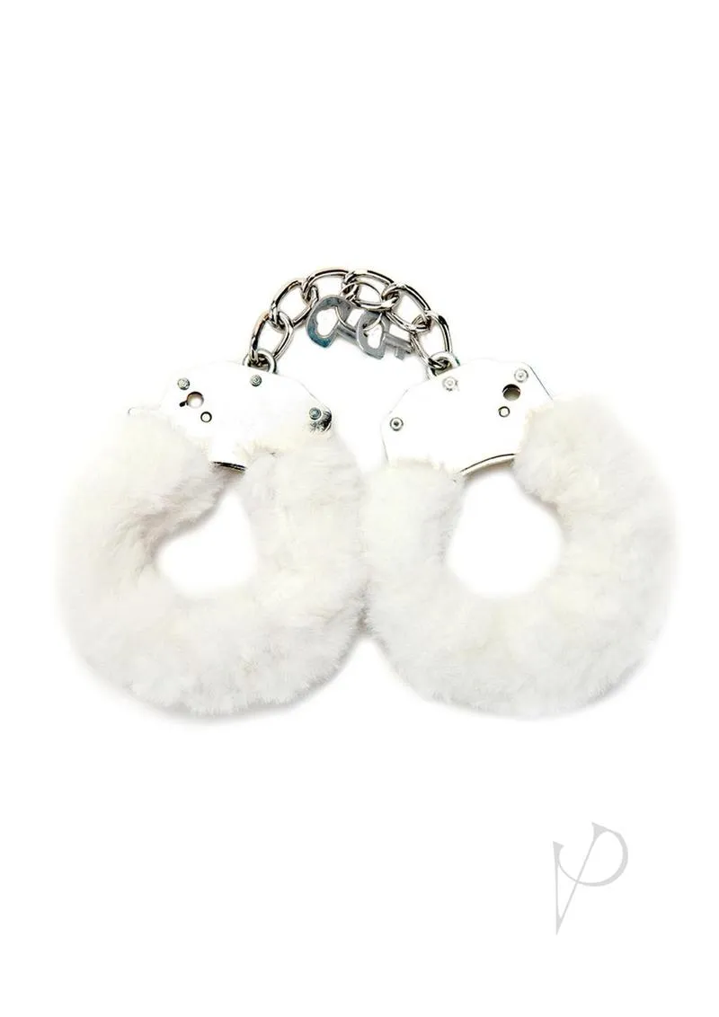 Whipsmart Furry Cuffs Eye Mask Wht