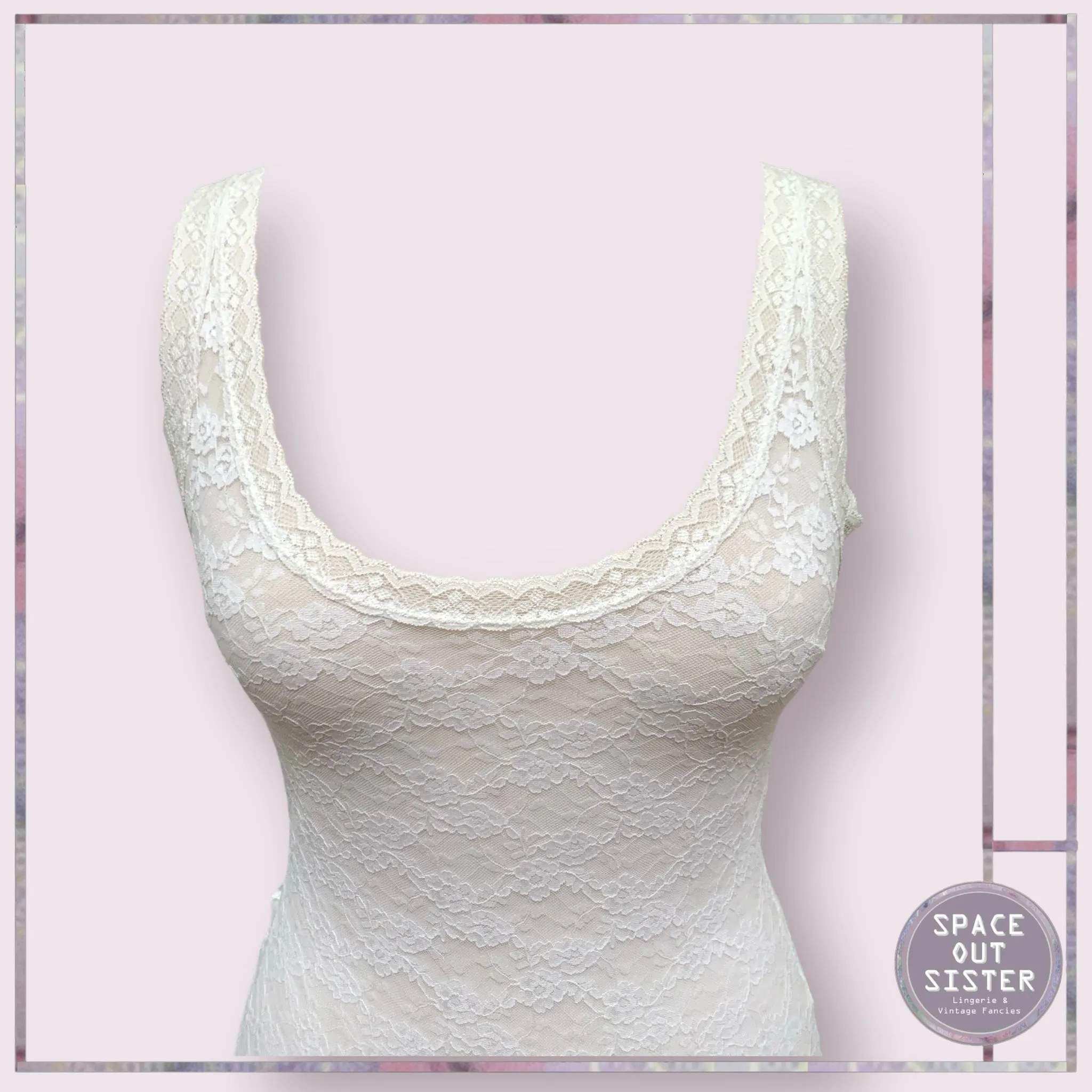 White Lace Bodysuit