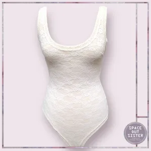 White Lace Bodysuit